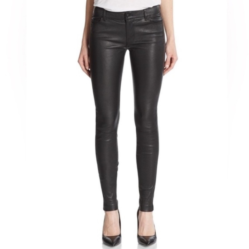 Vince Black Leather Pants